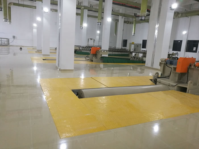 我司圓滿完成廣東深圳福田污水處理廠玻璃鋼格柵、蓋板安裝工程(圖1)